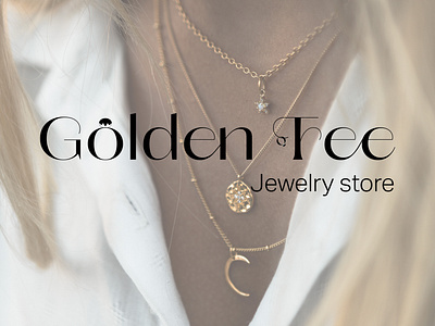 Logo for jewelry store «Golden tree» branding design graphic design illustration logo typography vector