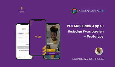 Vulte APP re-design - Mobile Banking App banking figma mobile app ui ux