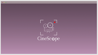 CineScope Web Finder design figma graphic design logo movie finder ui ux design web app