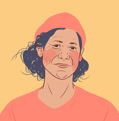 Skateboarder, Vanessa Torres illustration personal project portrait illustration procreate skateboarding