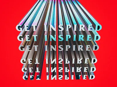 Get Inspired ○ Genesis Owusu 3d adobe dimension digital design genesis owusu get inspired graphic design illustration typography web design