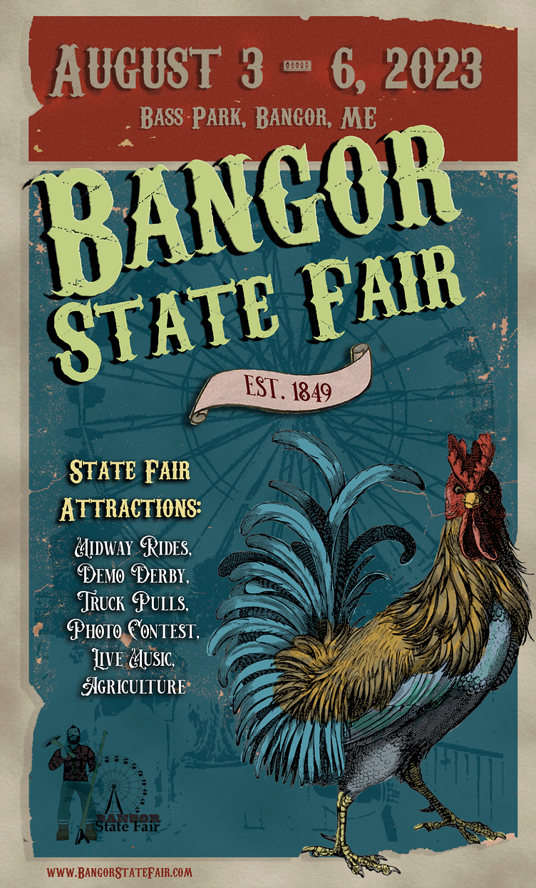 Bangor State Fair Poster by Bailey Cormier on Dribbble