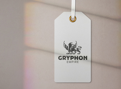 GRYPHON Empire animal branding branding design character design flat graphic design gryphon icon illustration label logo logo design mascot mascot design symbol vector