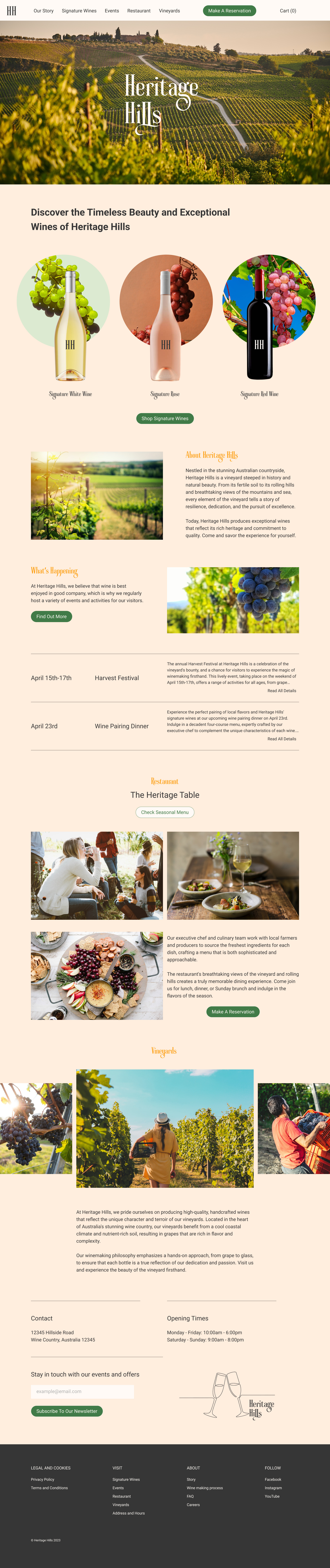 Vineyard Web Design branding design figma freelancer ui ux web design