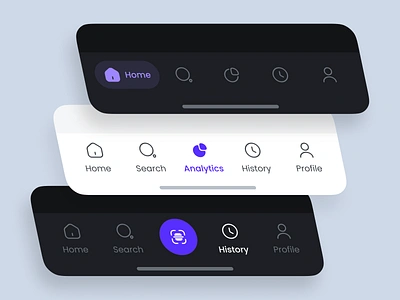 Bottom Navigation Bar app app design bottom bar bottom nav menu menu bar mobile mobile app mobile navigation nav navbar navigate navigation bar navigation drawer navigation menu product design tab bar tabs ui ui design