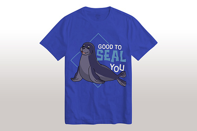 Good to seal you | trendy shirt 3d branding custom custom t shirt design graphic design illustration logo shirt typography vector