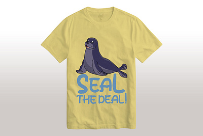 Seal the deal t-shirt branding custom custom t shirt design illustration logo shirt typography vector