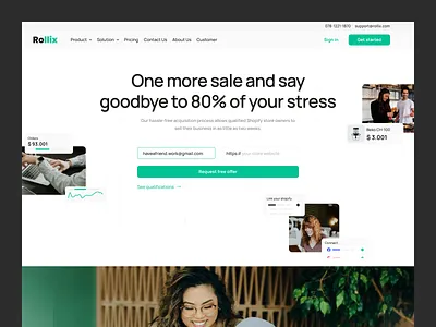 Rollix - E-commerce Platform business cart catalog ecommerce hero section interface landing page online online shop online shopping online store product shop shopify store store web web design webdesign website woocommerce