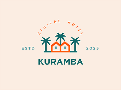 KURAMBA branding design ethnical graphic design hotel illustration logo vector