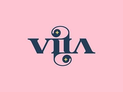 Vita brand brand identity branding concept creative design designer graphic design illustration logo logo design logo designer logos logotype minimal modern type typography unique vector