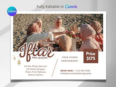 Iftar Ramadhan Mini Session canva template iftar ramadhan mini session