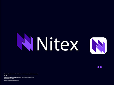 Nitex logo abstract logo branding creative logo design illustration logo logo designer modern logo ui vector