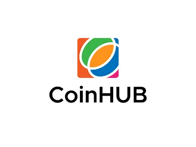 CoinHUB abstract logo brand identity branding clean design coin logo colorful logo conceptual logo ecommerce geometric logo logo logo design logo designer logo identity minimal minimalist logo modern logo popular logo symbol trending logo vector logo