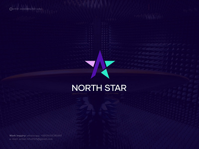 North Star logo design 99designs @rtist ai startup branding graphic design icon initial letter logo logo logo design logo designer mark minimalist logo modern logos northstar simple logo star logo symbol tech top vector