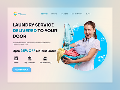 Dry Clean and Laundry Service animation application design brochure design designer dry clean figma flyer design landing page laundry laundry service new concept online sell online service online store social media post uiux website design