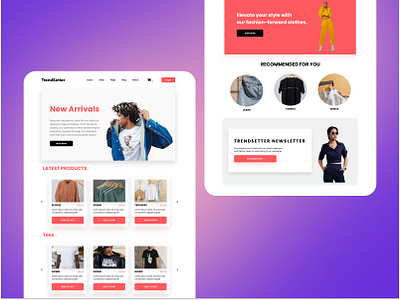 Day 19/90 - Landing page for a large-scale e-commerce site 3d animation app branding challenge concept design graphic design illustration logo motion graphics ui