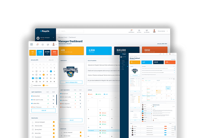 Amateur Sports Organization Dashboard dashboard product design saas ui ux