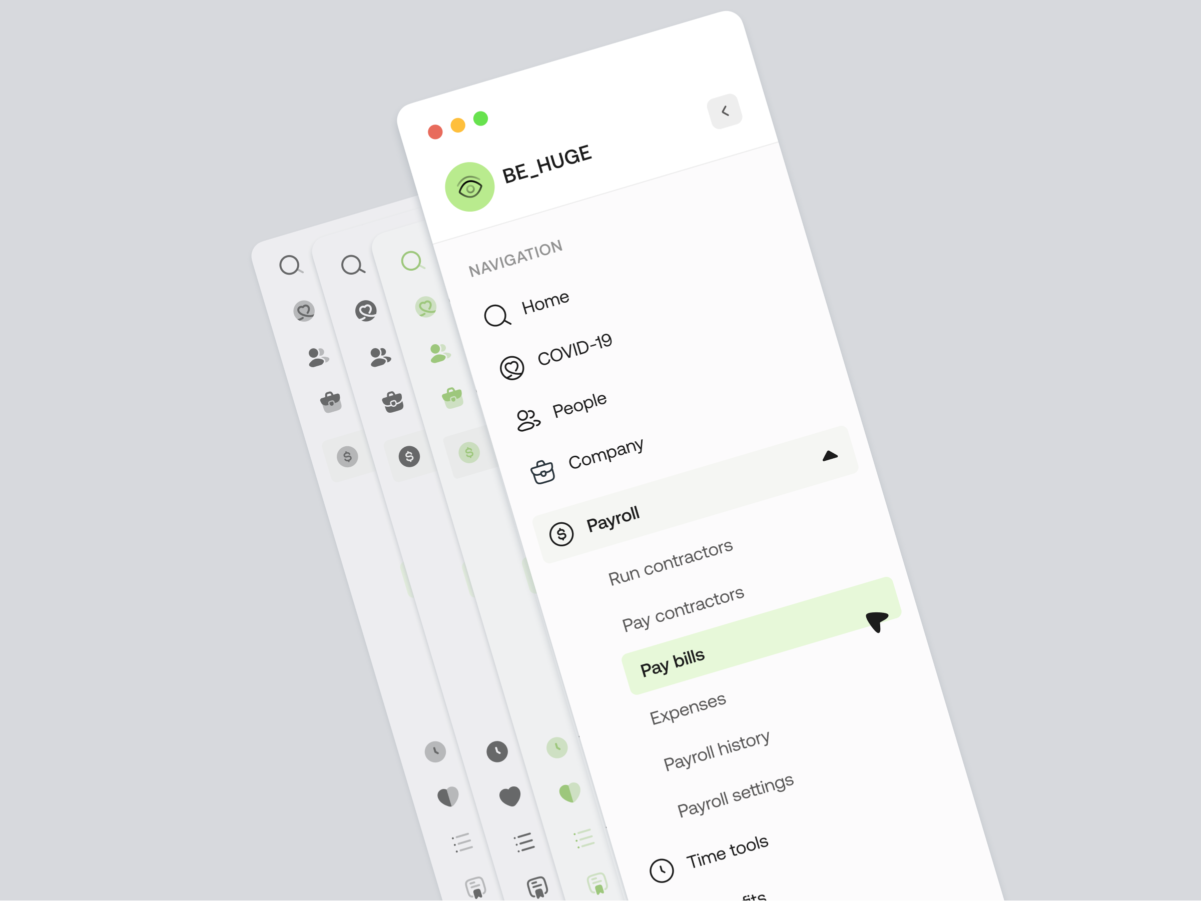Sidebar Navigation 🚀 | Hugeicons Pro nav menu navigation product nav sidebar sidenav tabs ui design user interface