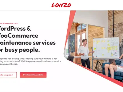 LONZO | Landing page animation animation design education home page home pages animation interface landing page animation landingpage learning motion motion graphic motion graphics product promo startup ui ui animation ux website