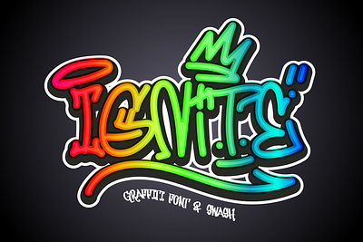 IGNITE font font graffiti font