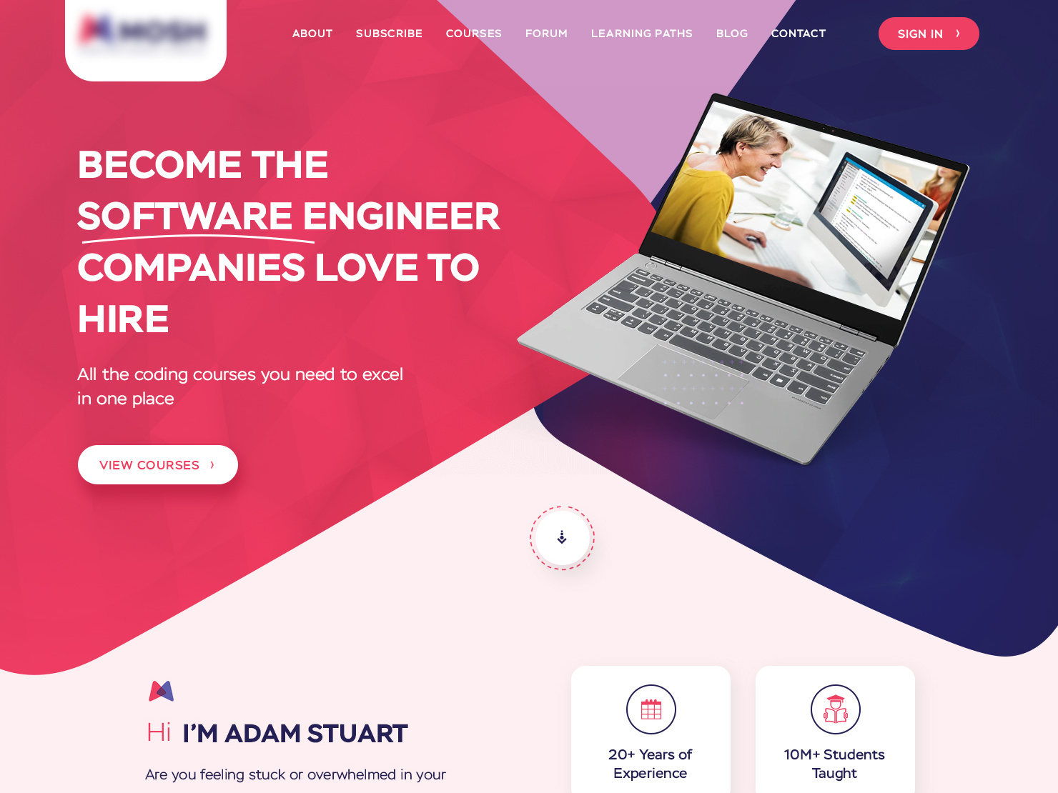 Web Design for How To Code by Deepak Kumar on Dribbble