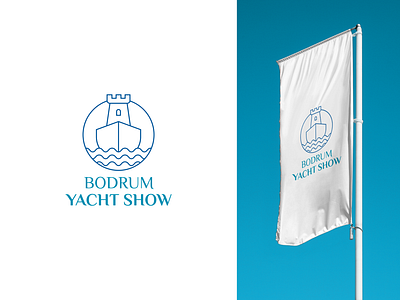 logo design for Bodrum Yacht Show brand logo branding design logo