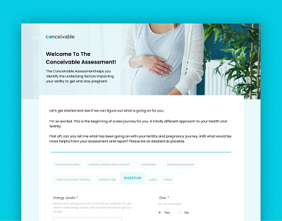 Pregnancy health check webform Redesign figma healthcare web imtiazshamrat pregnancy health check ui website
