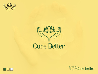 Cure Better | Therapist | Logo branding cure better logo design graphic design graphic design inspiration illustration logo logo design logo inspiration minimal logo modern logo therapist logo therapy therapy logo vector