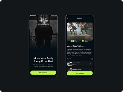 Workout App appdesign branding dashboard graphic design mobile design ui