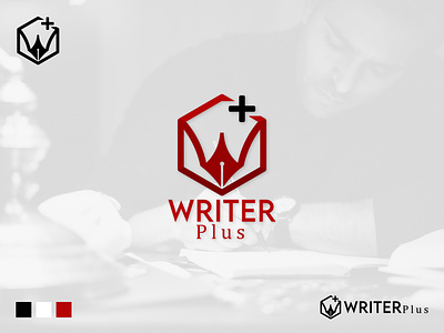 Writer Plus | Writer | Logo branding design graphic design graphic design inspiration illustration logo logo design logo inspiration modern logo pen logo vector w and pen logo writer writer logo writer plus writer website logo