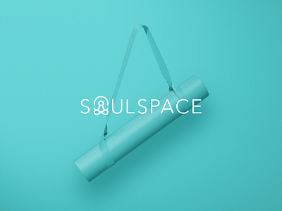 SoulSpace - Yoga Studio brand branding logo meditation soulspace studio turquoise yoga