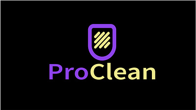 ProClean 3d graphic design logo