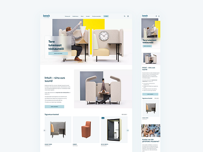 Intuit office furniture e-commerce corporate design e-commerce furnice furniture minimal office ui ux web webpage