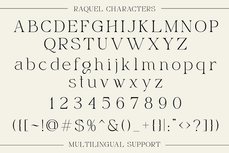 Raquel | modern elegant serif font by RagamKata on Dribbble