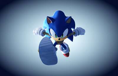 Figma Sonic blue illustration sonic vector