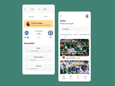 Sport App Design app design branding designer mobile ui sport sport app ui