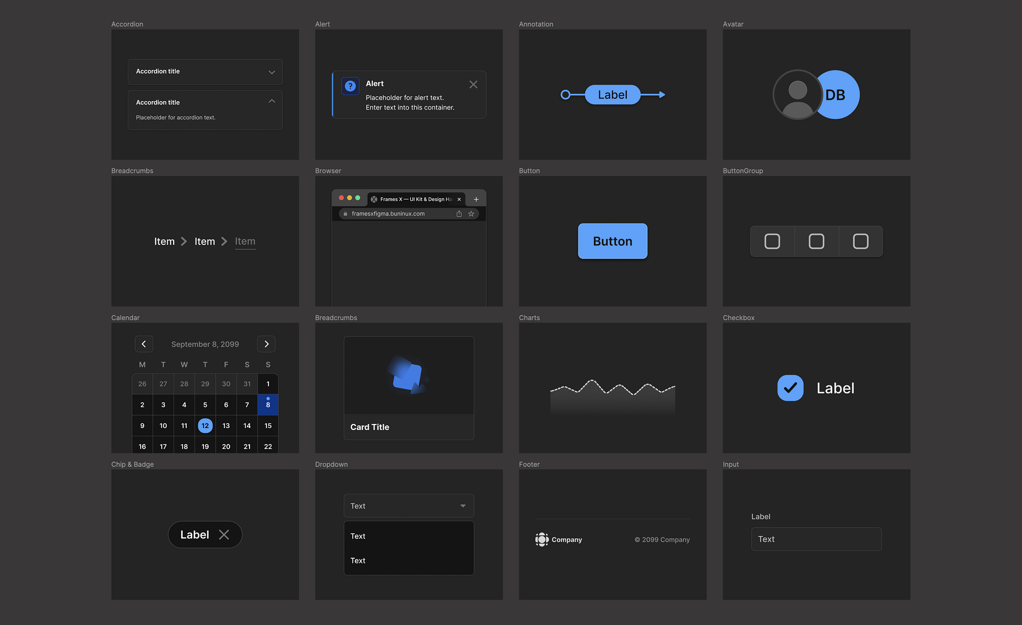 Frames X — UI Kit & Design Handbook for Figma by Bunin Dmitriy on Dribbble