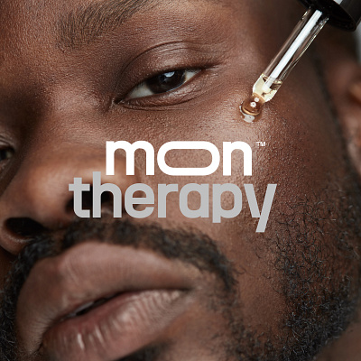 Moon Therapy Logotype design logo typography
