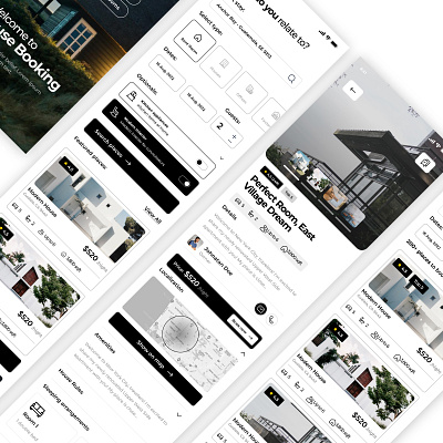 Real Estate App app graphic design ux