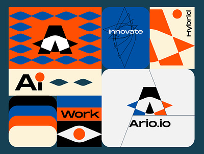 ARIO a branding design icon identity illustration logo marks symbol ui vector