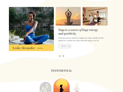 ZILL_Yoga, Fitness and Lifestyle Template figma fitness graphic design landingpage lifestyle spa ui ui design ui kits uiux website yoga
