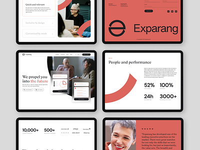 Exparang webdesign and branding brandidentity branding uidesign uxdesign visualidentity web webdesign