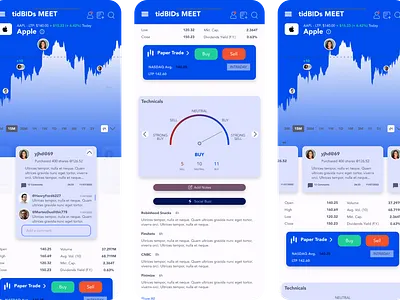Trade With Friends app figma trading ui
