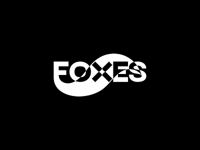 Logo for a music band Foxes black blackandwwhite branding design feedback fox freelance graphic design illustration illustrator logo lokkingforfeedback mark monochrome music new personal project sign vector