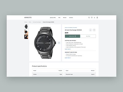 Daily UI #012 - E-Commerce Shop (Single Item) design e commerce e commerce e commerce shop ecommerce figma online store shop store ui ui design web design