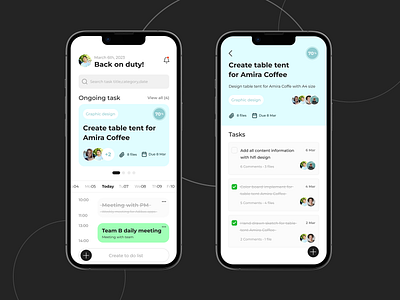 Task management apps app design ui ux website