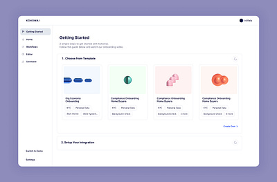 Onboarding - B2B SaaS Company app b2b design onboarding saas ui website