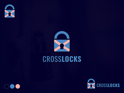 Cross Locks | Logo branding crosslocks design graphic design graphic design inspiration illustration lock icon lock logo lock logo ideas logo logo design logo inspiration vector