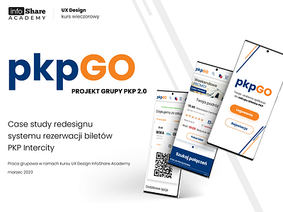 pkpGO - redesign systemu zakupu biletów kolejowych booking case study pkp tickets ui ux