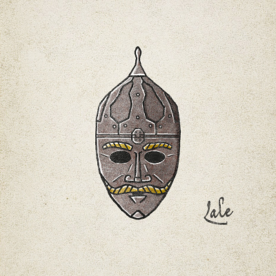 Cuman Captain's helmet cuman face helmet historical helmet illustration kingdom come manuscript medieval metal